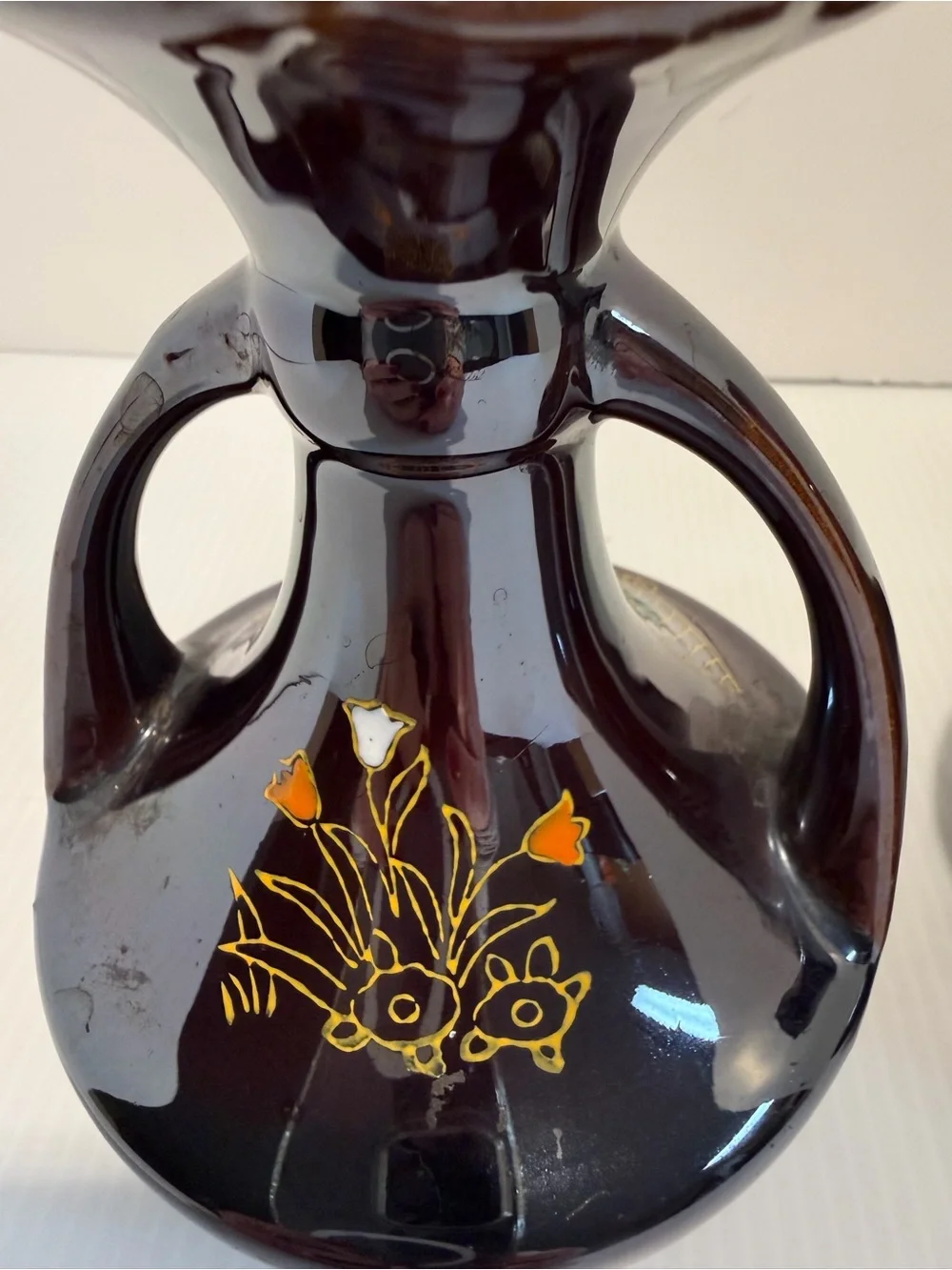 50’s-60’s Vintage Mid-Century Japan Floral Bud Vases - Set of 2